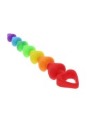 Rainbow Heart Beads Rainbow TOYJOY