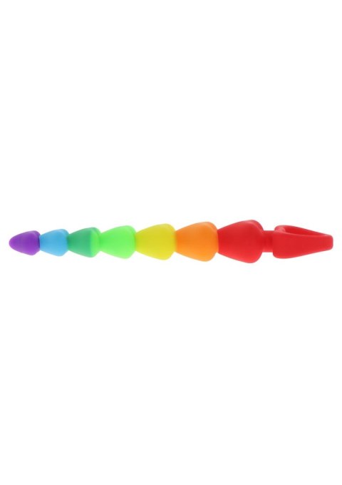 Rainbow Heart Beads Rainbow TOYJOY