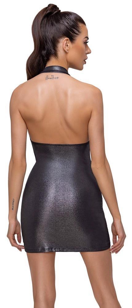 Sukienka srebrna mini M COTTELLI PARTY