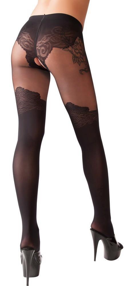 Rajstopy z otworem 6/2XL Cottelli LEGWEAR