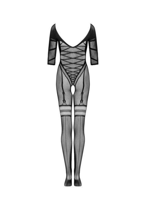 Bodystocking otwarty krok siateczkowy wzór XL/XXL Obsessive