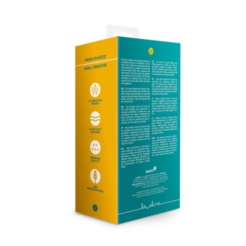 Korek wibrujący analny zatyczka z uchwytem gładki silikon 16,5cm USB Loveline