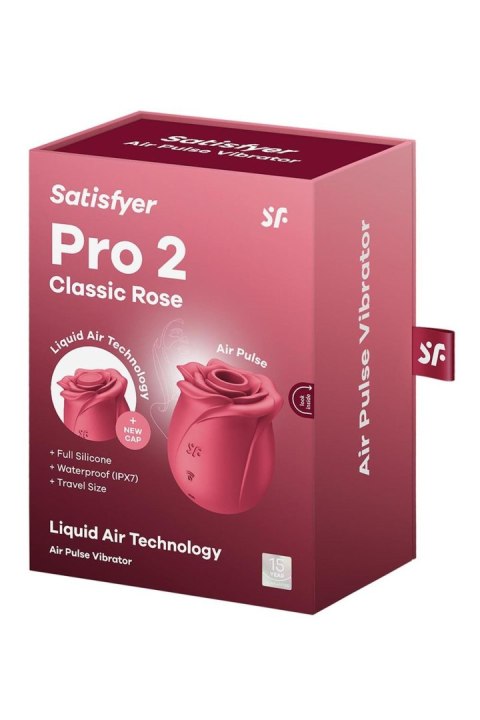 Wibrator z falą ciśnieniową Pro 2 Classic Rose