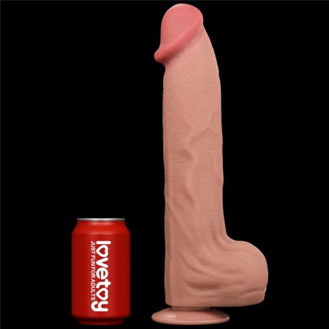 14'' King Sized Sliding Skin Dual Layer Dong Lovetoy