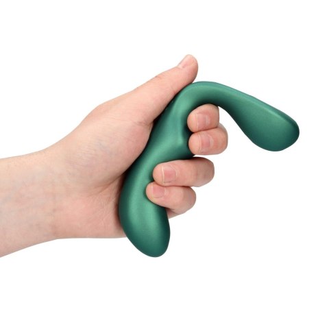 Wibrujący masażer prostaty Prostate Massager with Remote Control - Metallic Green Ouch!