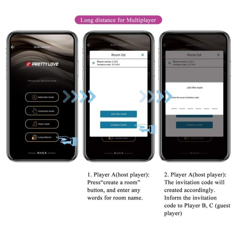 Akumulatorowe jajko miłosne - Catalina, 12 funk. Mobile APP Pretty Love