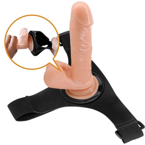 StrapOn Dildo na pasku wibrator uprząż z paskiem realistyczny wygląd Pretty Love