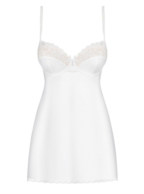 Biała koszulka stringi sex komplet obsessive l/xl Obsessive