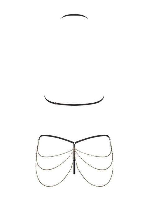 Biustonosz stringi skóra komplet obsessive l/xl Obsessive