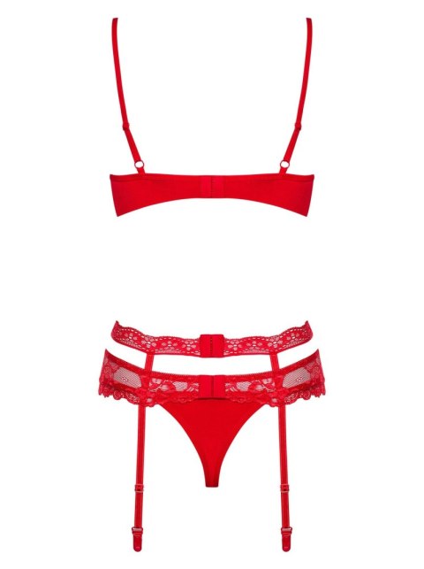 Komplet erotyczny pas stanik stringi obsessive lxl Obsessive