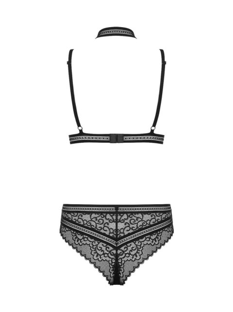 Komplet obroża biustonosz figi sex obsessive l/xl Obsessive