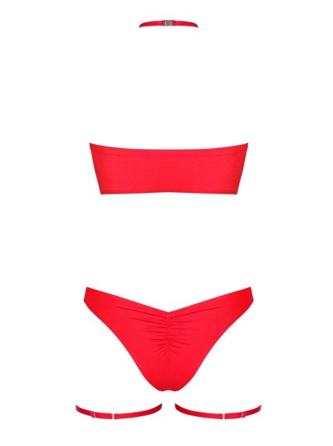 Komplet sex mikołajka biustonosz figi kissmas s/m Obsessive Komplet sex mikołajka biustonosz figi kissmas s/m Obsessive