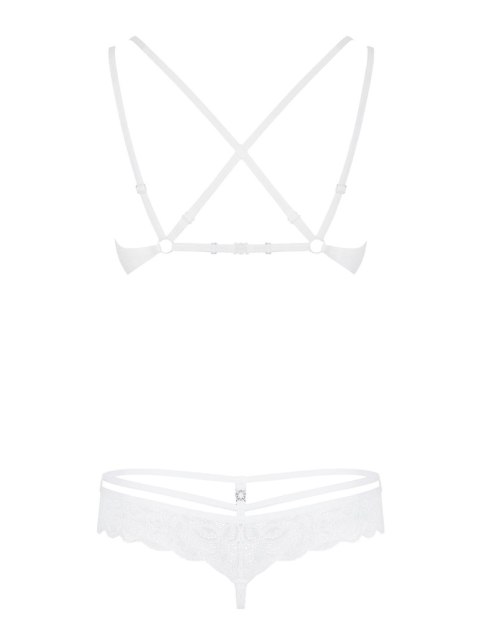 Koronkowy komplet biustonosz stringi obsessive s/m Obsessive