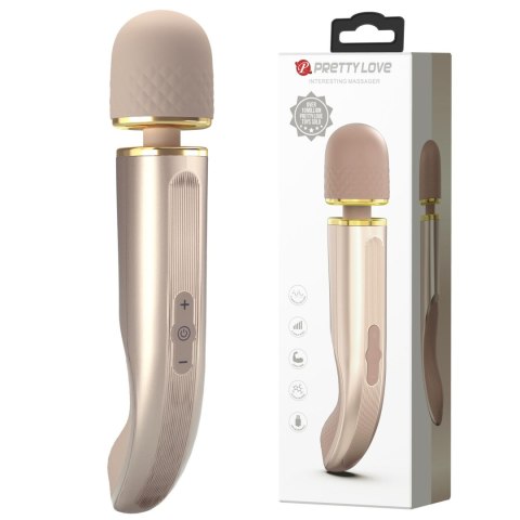 Wibrator - Interesting Massager Gold 5 levels of speed control 7 vibration functions Pretty Love