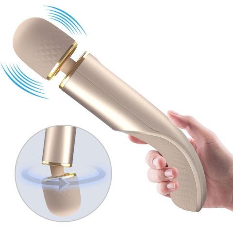 Wibrator - Interesting Massager Gold 5 levels of speed control 7 vibration functions Pretty Love