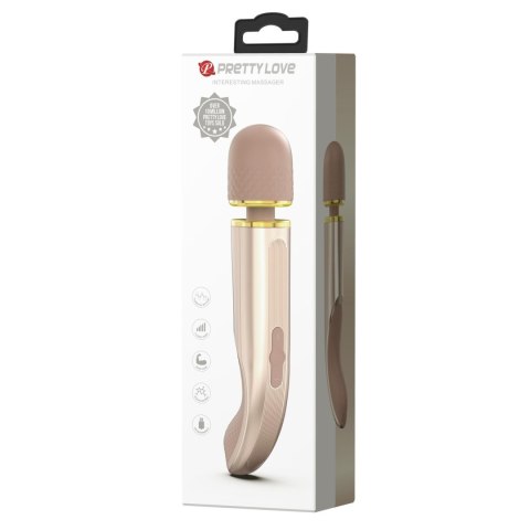Wibrator - Interesting Massager Gold 5 levels of speed control 7 vibration functions Pretty Love