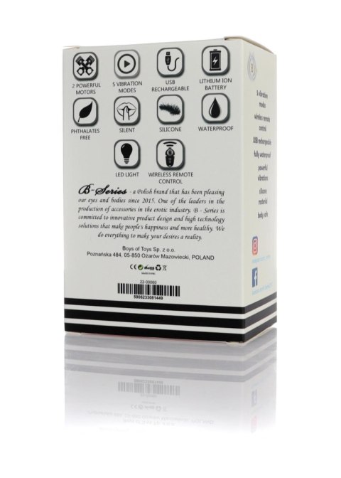 Podwójny Masażer dla Par - idealny gadżet Control B - Series Magic