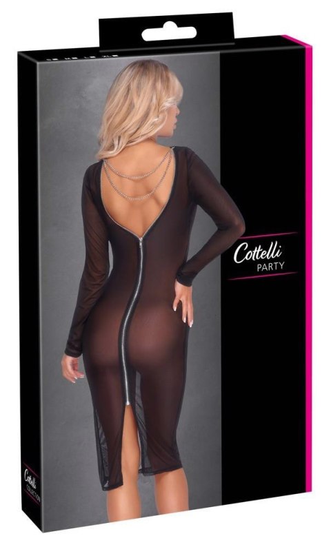 Sukienka do kolan z długim rękawem S Cottelli PARTY