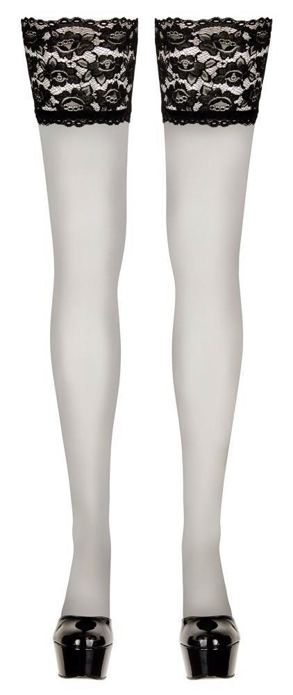 Pończochy samonośne czarne 3 Cottelli LEGWEAR