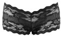 Majtki koronkowe czarne sexy S Cottelli LINGERIE