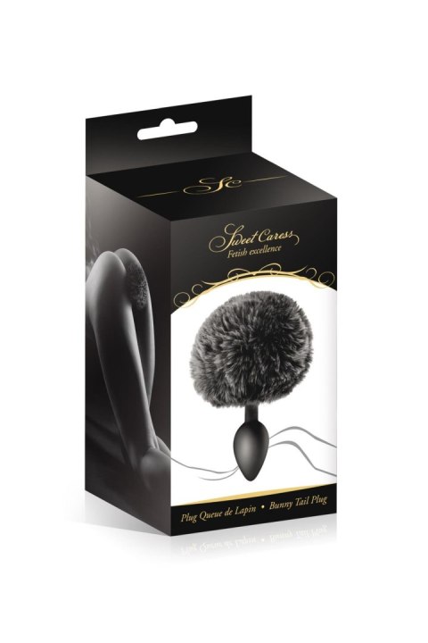 BLACK POMPOM ANAL PLUG Sweet Caress
