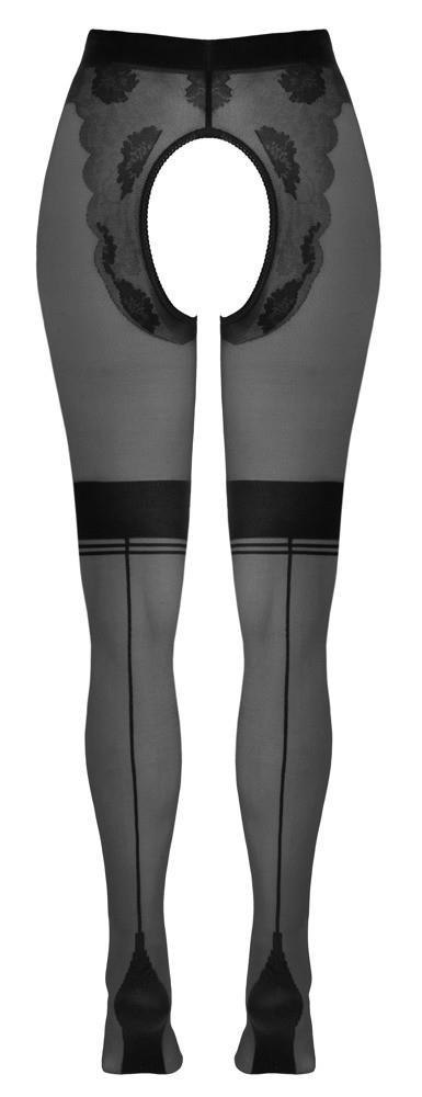 Rajstopy z otworem carne 3/M Cottelli LEGWEAR