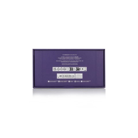 Gen - Rechargeable Triple Action G-Spot Vibrator with Pulse Wave and Vibrating Bristles - Purple Vive