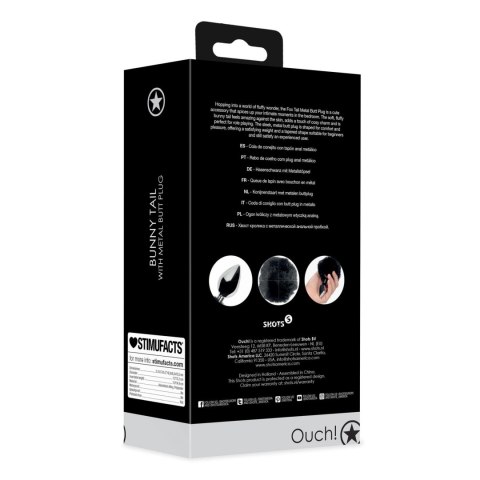 Bunny Tail with Metal Butt Plug Ouch!