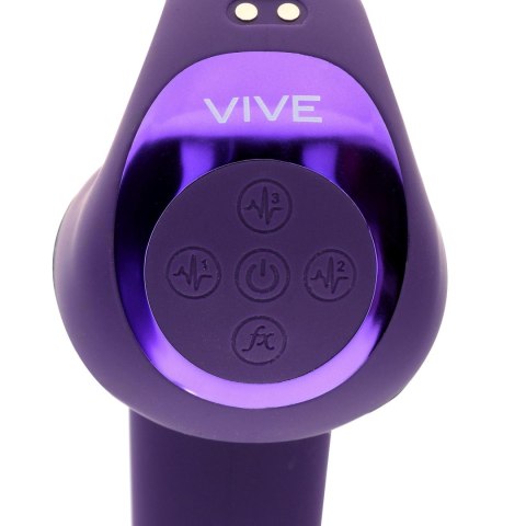 Riko - Rechargeable Triple Action Vibrator with Advanced Finger Motion & Pulse Wave Stimulator - Purple Vive
