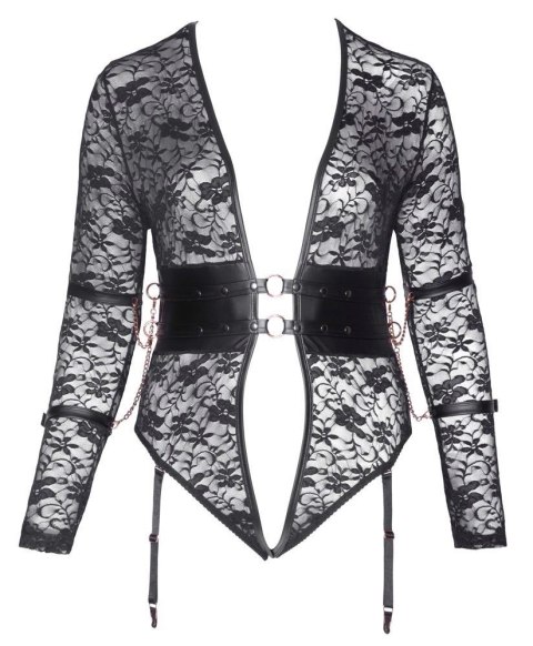 Body koronkowe czarne XL Cottelli BONDAGE