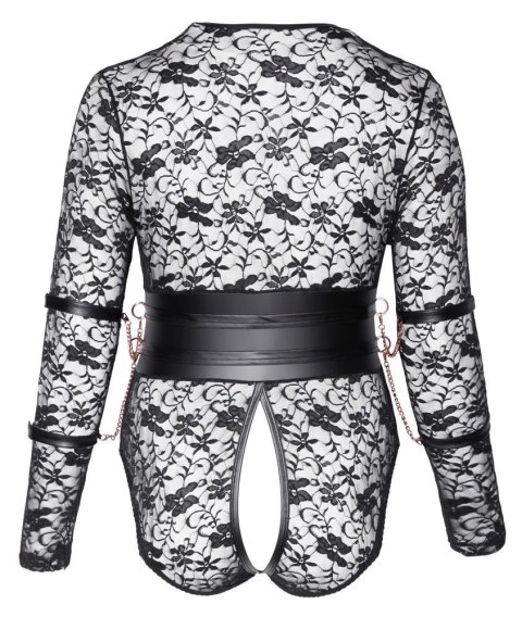 Body koronkowe czarne XL Cottelli BONDAGE