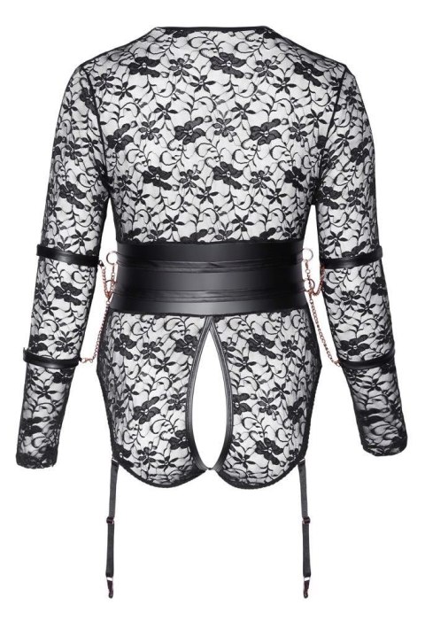 Body koronkowe czarne XL Cottelli BONDAGE