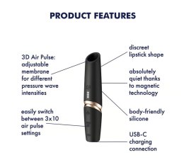 Stymulator ciśnieniowy Szminka Perfect Kiss Satisfyer