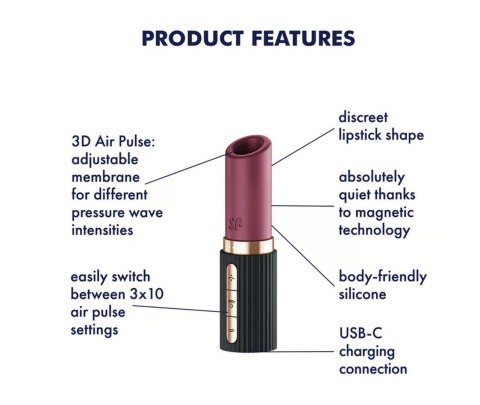 Stymulator Szminka Pro 2 Kiss Satisfyer