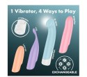 Wibrator 4 wymienne nasadki Playful Four Satisfyer