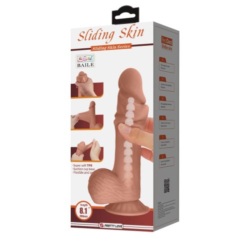 BAILE - Sliding Skin 8,1'', Bendable Suction base TPR BAILE