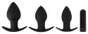 BV Vibrating Butt plugs in 3 s Black Velvets