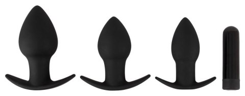 BV Vibrating Butt plugs in 3 s Black Velvets