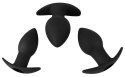 BV Vibrating Butt plugs in 3 s Black Velvets
