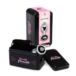 BLACK JEWELLED METAL BUTT PLUG Secret Play