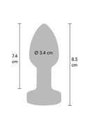 Buttplug Vibr. Medium Silver TOYJOY