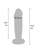 Buttplug Vibr. Penis Silver TOYJOY