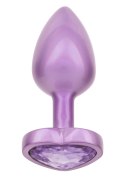 Diamond Heart Plug Small Purple CalExotics