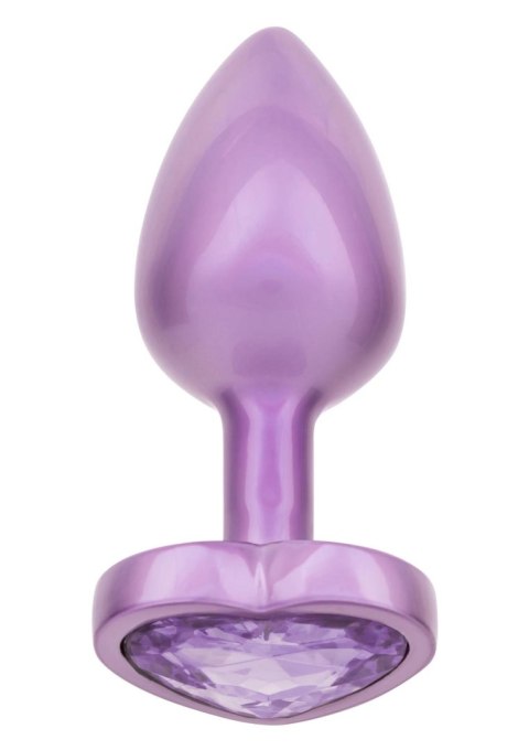 Diamond Heart Plug Small Purple CalExotics
