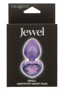 Diamond Heart Plug Small Purple CalExotics