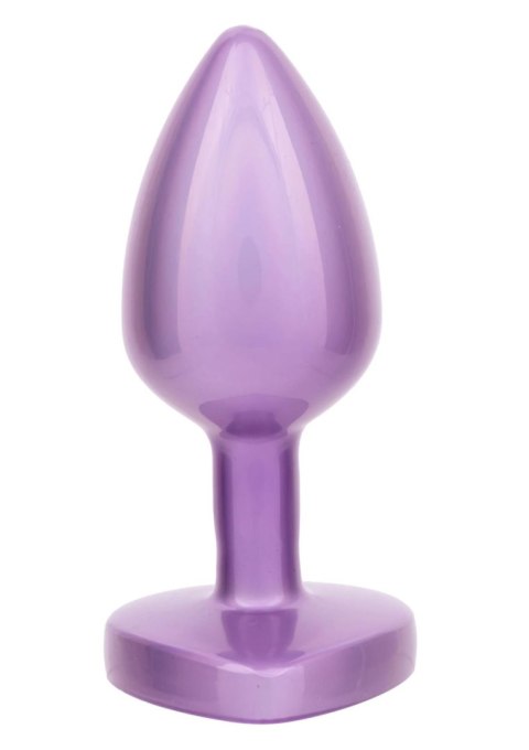 Diamond Heart Plug Small Purple CalExotics