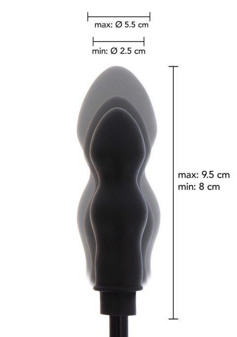 Inflatable Bulb Plug Starter Black Hidden Desire