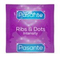 Pasante Ribs & Dots/Intensity Condoms 3 pcs Pasante