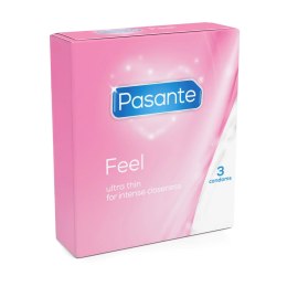 Pasante Sensitive/Feel Condoms 3 pcs Pasante