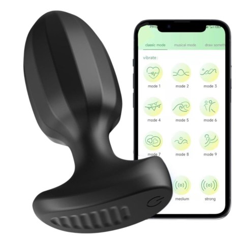 Power Escorts - BR192 - Remote Vibrating Plug - App Controled - Silicone Power Escorts